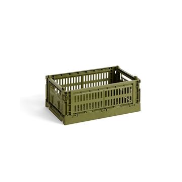 HAY Colour Crate Small - Olive